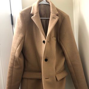 Abercrombie & Fitch Khaki Topcoat